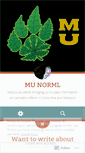 Mobile Screenshot of munorml.wordpress.com