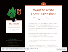 Tablet Screenshot of munorml.wordpress.com