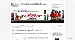 Desktop Screenshot of caramengobatiinfeksisalurankemihmujarab.wordpress.com