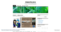 Desktop Screenshot of pkmipb.wordpress.com