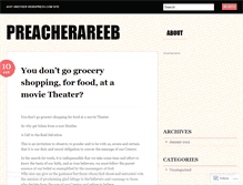 Tablet Screenshot of preacherareeb.wordpress.com