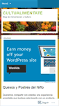 Mobile Screenshot of cultualimentate.wordpress.com
