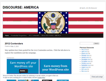 Tablet Screenshot of discourseamerica.wordpress.com