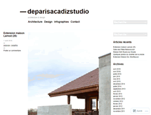 Tablet Screenshot of deparisacadizstudio.wordpress.com