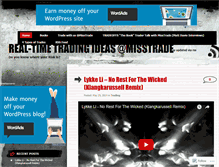 Tablet Screenshot of misstrade.wordpress.com