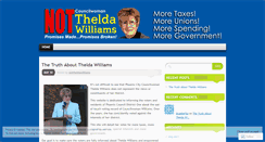 Desktop Screenshot of nottheldawilliams.wordpress.com