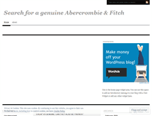 Tablet Screenshot of goabercrombie.wordpress.com