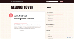 Desktop Screenshot of alexvoitover.wordpress.com