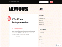 Tablet Screenshot of alexvoitover.wordpress.com