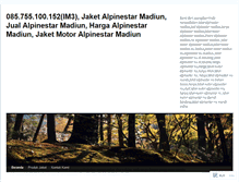Tablet Screenshot of jaketalpinestarmadiun.wordpress.com