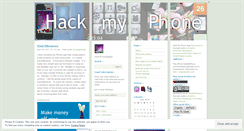 Desktop Screenshot of hackmyphone.wordpress.com