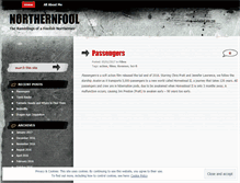Tablet Screenshot of northernfool.wordpress.com