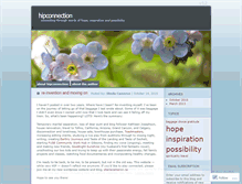 Tablet Screenshot of hipconnection.wordpress.com