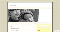 Desktop Screenshot of bimbalo.wordpress.com