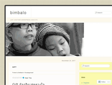 Tablet Screenshot of bimbalo.wordpress.com