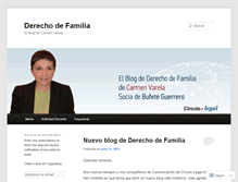 Tablet Screenshot of derechodefamiliabufeteguerrero.wordpress.com