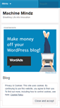 Mobile Screenshot of machinemindz.wordpress.com