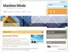 Tablet Screenshot of machinemindz.wordpress.com