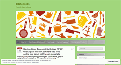 Desktop Screenshot of kitcheneeds.wordpress.com
