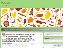 Tablet Screenshot of kitcheneeds.wordpress.com