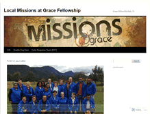 Tablet Screenshot of gracechurchinaction.wordpress.com