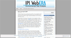 Desktop Screenshot of ipiwebera.wordpress.com