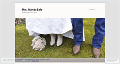 Desktop Screenshot of mandysafe.wordpress.com