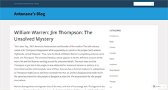 Desktop Screenshot of antanana.wordpress.com