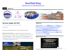 Tablet Screenshot of bushfield.wordpress.com