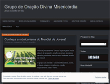 Tablet Screenshot of grupodivinamisericordia.wordpress.com