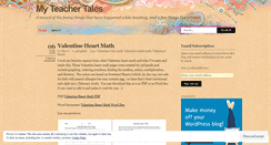 Desktop Screenshot of myteachertales.wordpress.com