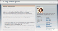 Desktop Screenshot of ababyboomeropinion.wordpress.com