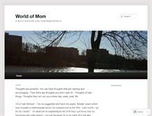 Tablet Screenshot of momx3carolyn.wordpress.com