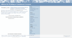 Desktop Screenshot of ordainedminister.wordpress.com