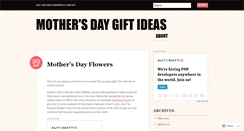 Desktop Screenshot of bestmothersdaygiftideas.wordpress.com