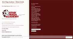 Desktop Screenshot of kravmagasolutions.wordpress.com