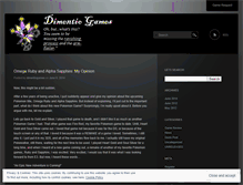 Tablet Screenshot of dimentiogames.wordpress.com