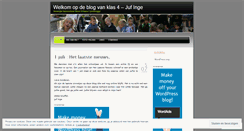 Desktop Screenshot of klas4.wordpress.com
