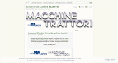 Desktop Screenshot of macchinetrattori.wordpress.com