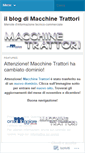 Mobile Screenshot of macchinetrattori.wordpress.com