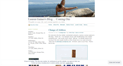 Desktop Screenshot of laurengaines.wordpress.com