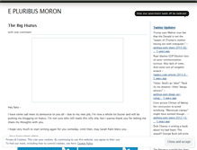 Tablet Screenshot of epluribusmoron.wordpress.com