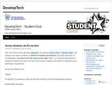 Tablet Screenshot of developtechclub.wordpress.com