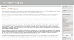Desktop Screenshot of contemporarymisgivings.wordpress.com