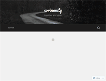 Tablet Screenshot of corinanity.wordpress.com