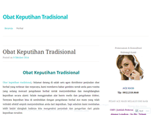 Tablet Screenshot of obatkeputihantradisional1995.wordpress.com