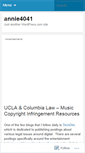 Mobile Screenshot of annie4041.wordpress.com