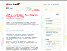 Tablet Screenshot of annie4041.wordpress.com