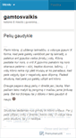 Mobile Screenshot of gamtosvaikis.wordpress.com