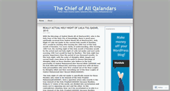 Desktop Screenshot of chiefqalander.wordpress.com